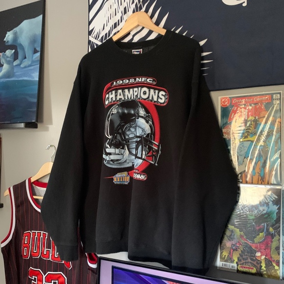 Vintage 1998 Atlanta Falcons NFC Champions Crewneck - Picture 2 of 6
